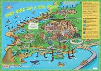 Healthy Water, Healthy Rio Poster; an illustrated map of the city of Rio de Janeiro with tips for keeping water clean.